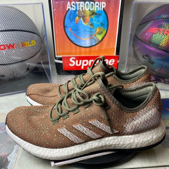 🆕 - Adidas PureBOOST GO Raw Khaki - Size: M 11.5 - Picture 4 of 11